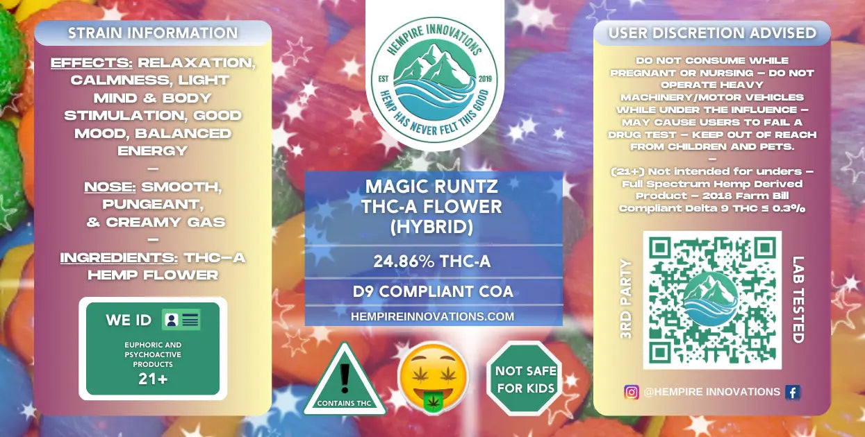 THCa Flower | Magic Runtz - Indica THC-A Strain