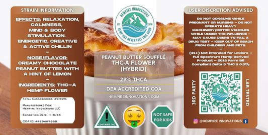 Exotic THCa Flower | Peanut Butter Soufflé - Hybrid THC-A Strain